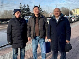 Визит управляющего Гарантийного фонда Тувы Анай-оол Белек Мергенович.